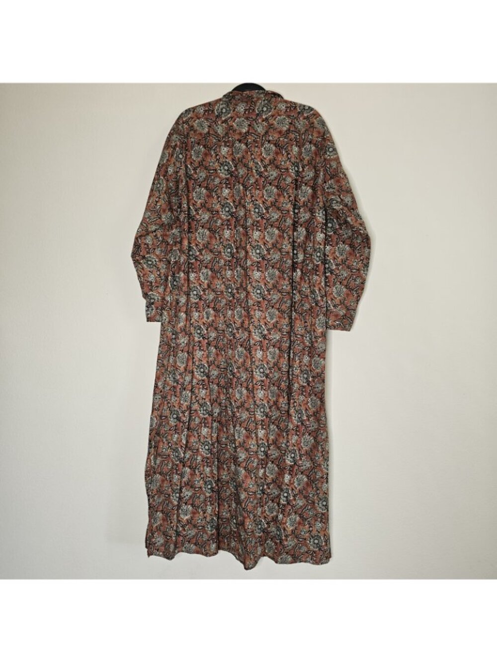 NWT Natural Life Dress sz L / XL Boho Fall flower print pattern brown fall - Picture 9 of 9